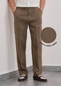 100% Pure Linen Brown Pant