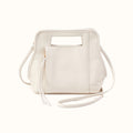 Ace Crossbody in Pebbled Leather - Coastal Cloud- FOL