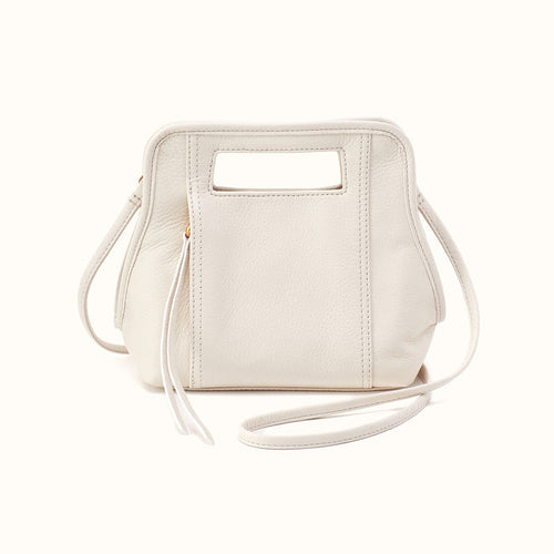 Ace Crossbody in Pebbled Leather - Coastal Cloud- FOL