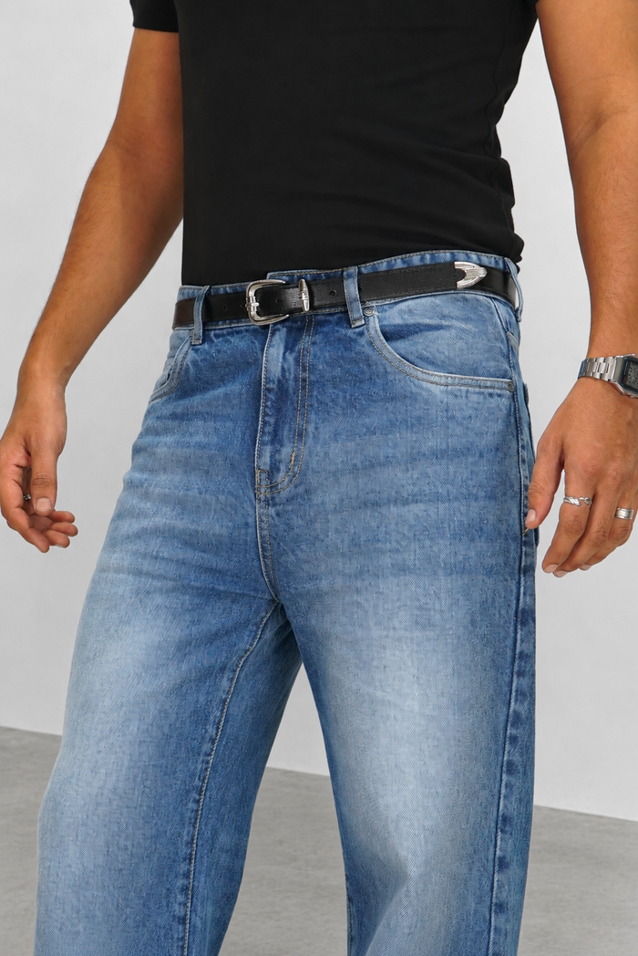 Air Washed Blue Bootcut Jeans