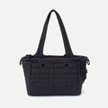 ALL IN ONE Quilted Tote in CaRefiber recycled nylon - Jet