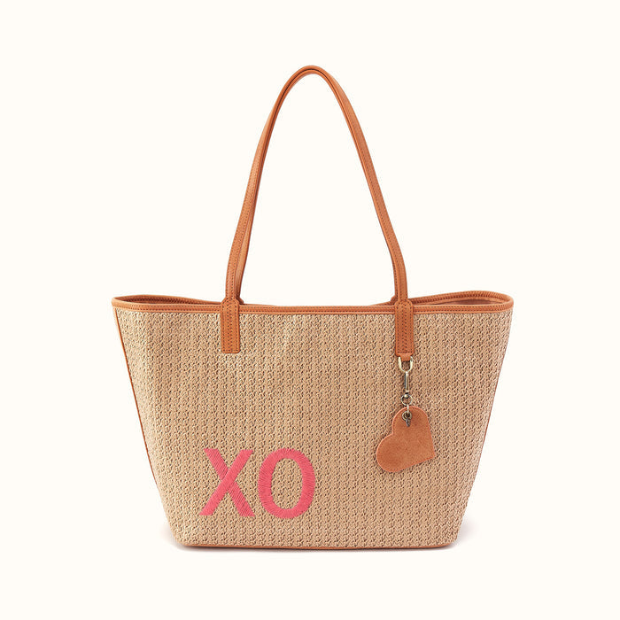 All That Tote In Woven Straw - Meadow Woven Straw- FOL