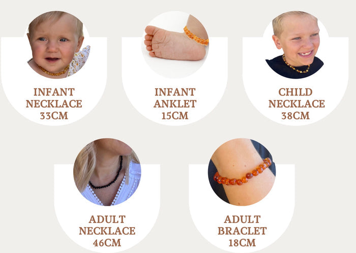 Amber Necklace.   100% Baltic Amber. 33cm. Baby 3m - 2yrs
