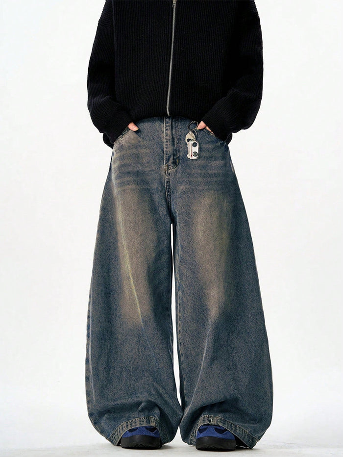 Antique Blue Baggy Japan Fit Jeans