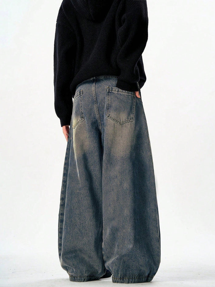 Antique Blue Baggy Japan Fit Jeans