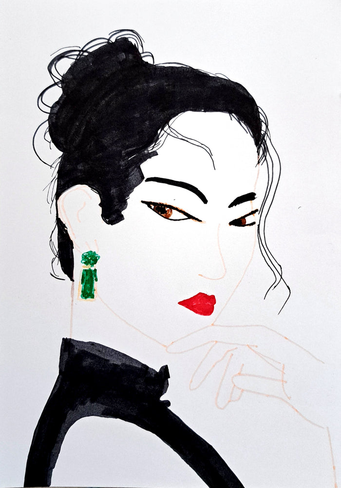 Asian portrait PRINT