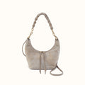 Astrid Small Crossbody in Nubuck Leather - Golden Granite