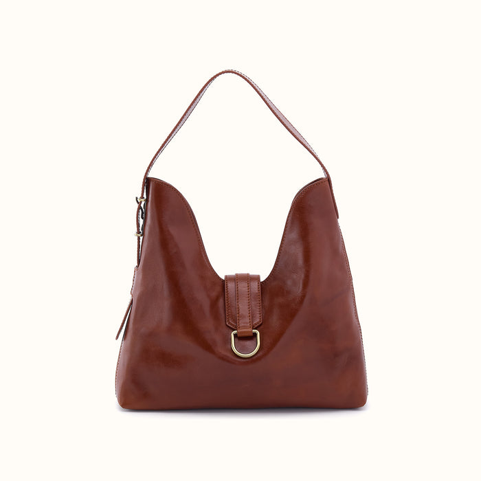 Atlas Hobo Bag In Patina Leather
