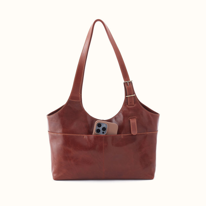 Atlas Tote In Patina Leather