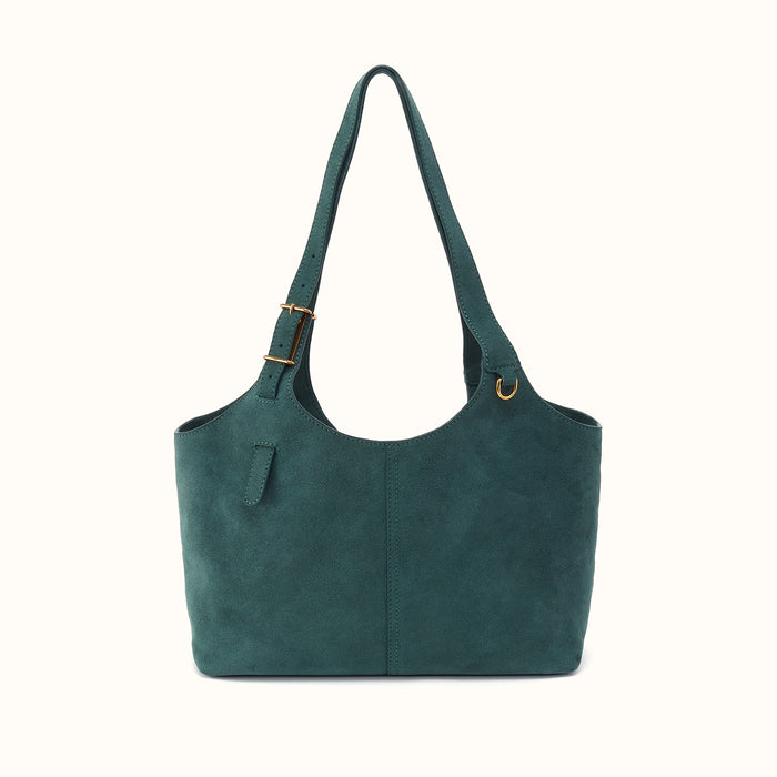 Atlas Tote In Suede Leather