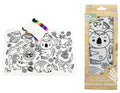 Australian Animals - silicone Drawing Mat