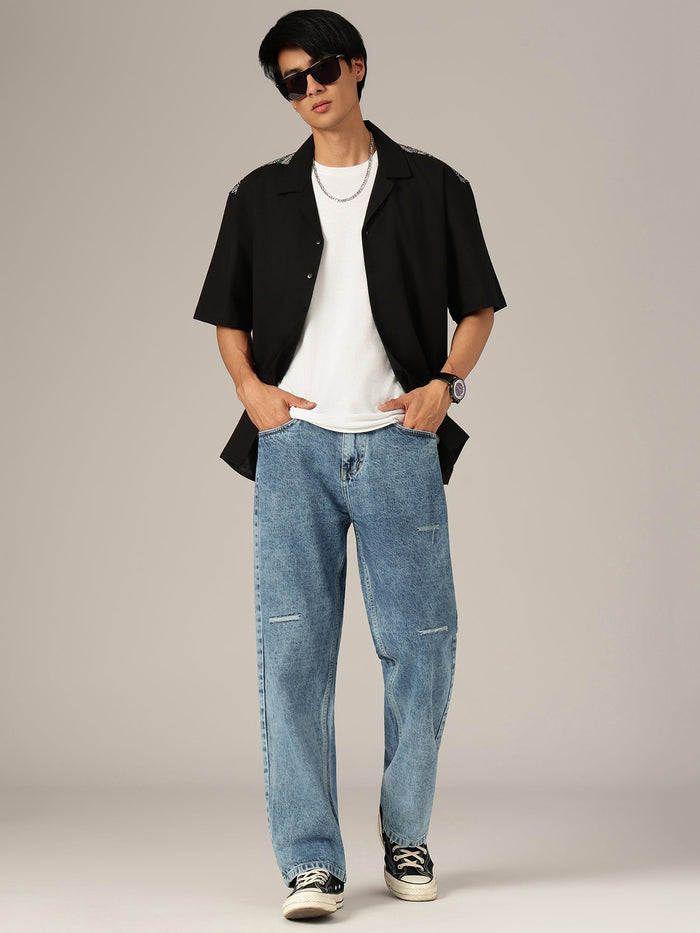 Avenue Distressed Jeans