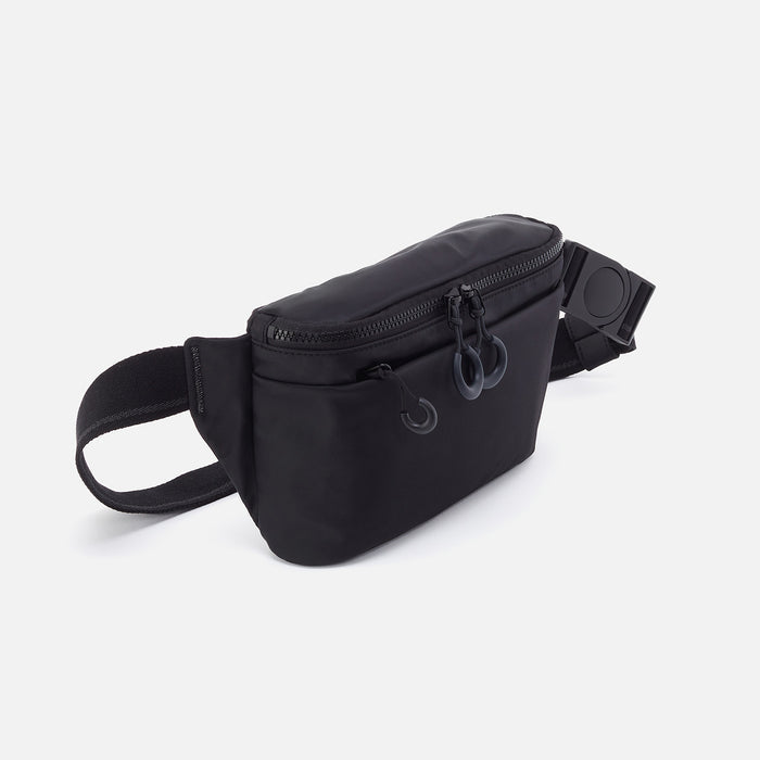 BE HOLD Belt Bag in caRefiber recycled nylon - Jet