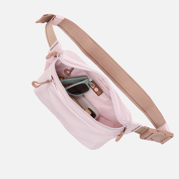 BE HOLD Belt Bag in CaRefiber recycled nylon - Lotus