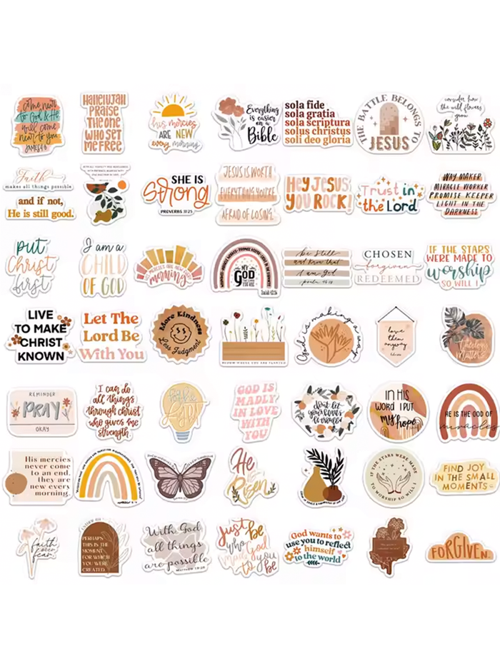 Be Still Sticker Pack (50 Stickers) - HolStrength
