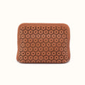 Beauty Cosmetic Pouch in Sun-Perf Leather - Canyon Petal- FOL
