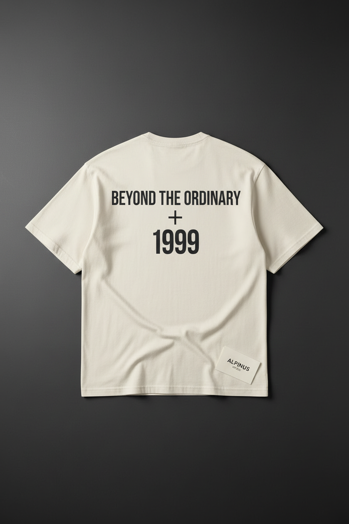 Beyond Tee Back — Beyond The Ordinary typography graphic by Varidon