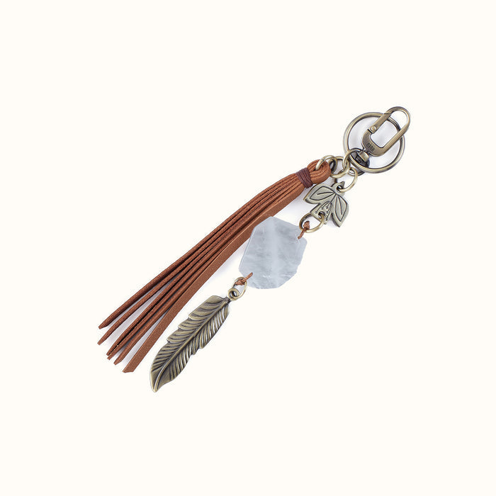 Bird Crystal Keychain In