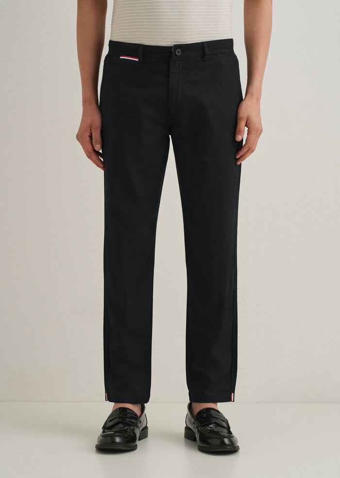 Black Linen Trouser