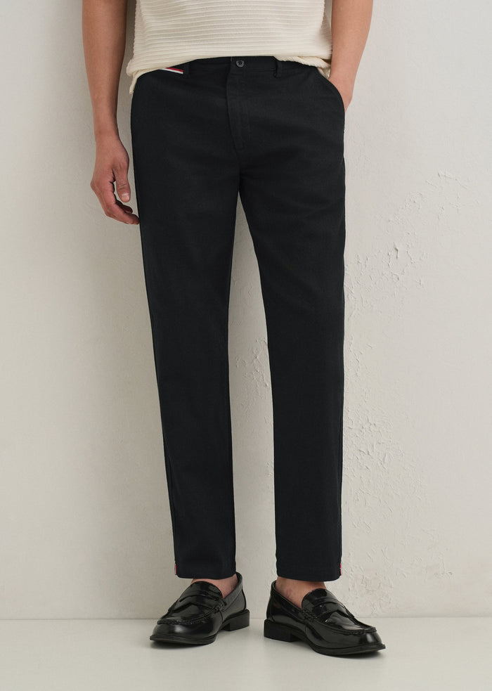 Black Linen Trouser