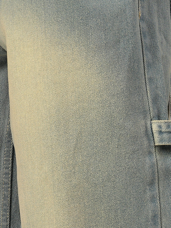 Blue Baggy Fit Carpenter Jeans