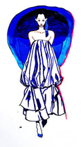 Givenchy blue dress PRINT