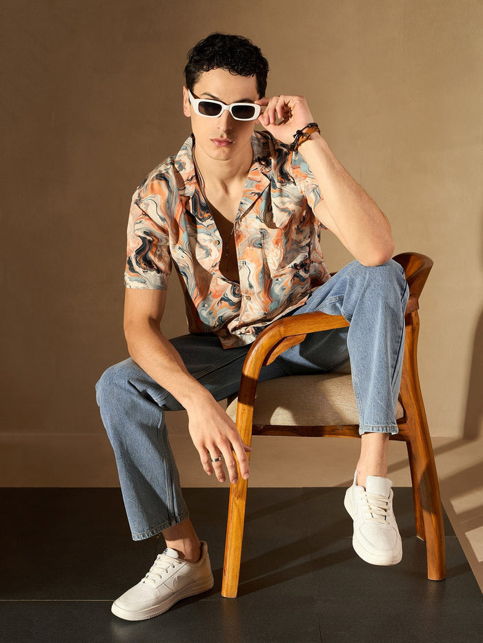 Blue Faded Korean Baggy Jeans