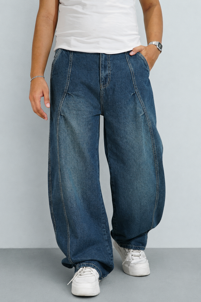 Blue Fracture Japan Baggy Jeans