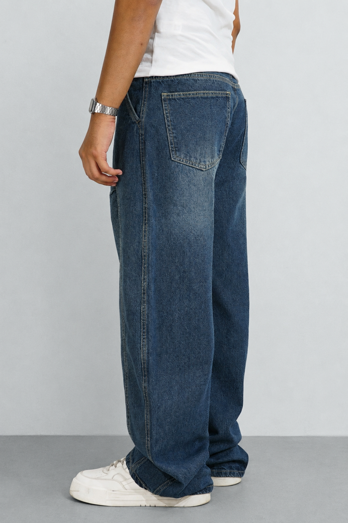 Blue Fracture Japan Baggy Jeans