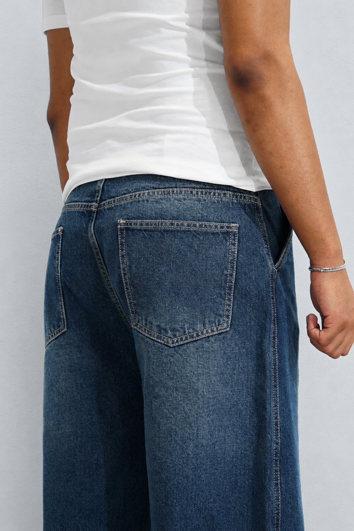 Blue Fracture Japan Baggy Jeans