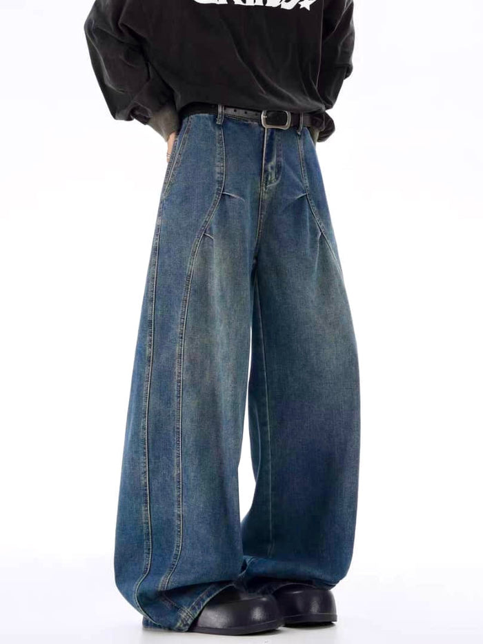 Blue Fracture Japan Baggy Jeans