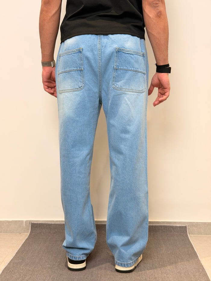 Blue Sprint Baggy Joggers