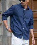 Blue Washed Shirt 100% Cotton