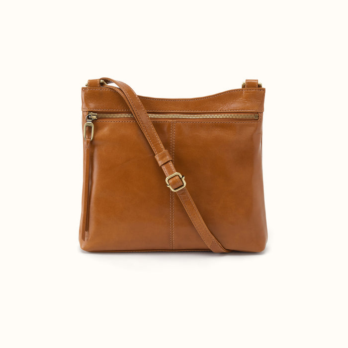Cambel Crossbody In Polished Leather - Truffle