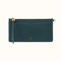 Carte Travel Wallet In Suede Leather - Pine Needle