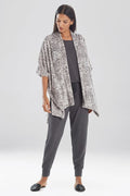 Cashmere Fleece Leopard Wrap