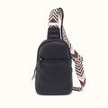 Cass Sling in Pebbled Leather - Black- FOL