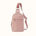 Cass Sling In Pebbled Leather - Blush- FOL