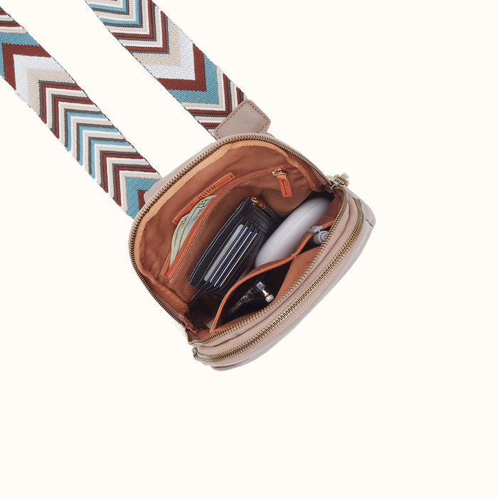 Cass Sling in Pebbled Leather - Warm Adobe