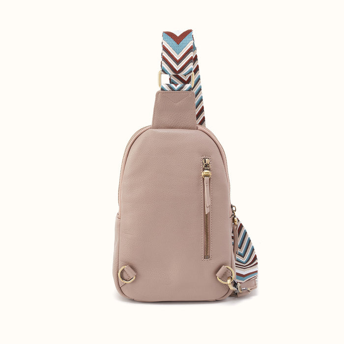 Cass Sling in Pebbled Leather - Warm Adobe