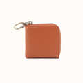 Cass Small Pouch In Pebbled Leather - Butterscotch- FOL