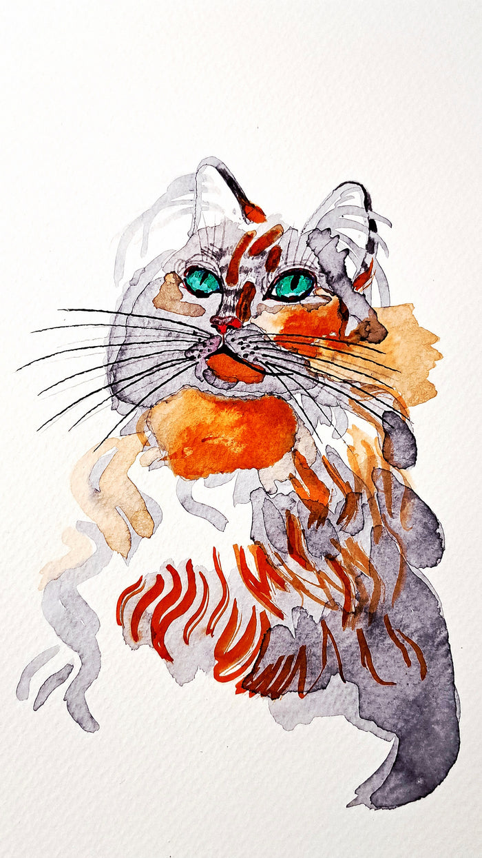 Cat portrait PRINT