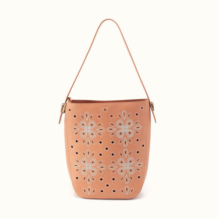 Catalina Hobo In Smooth Leather - Doe- FOL