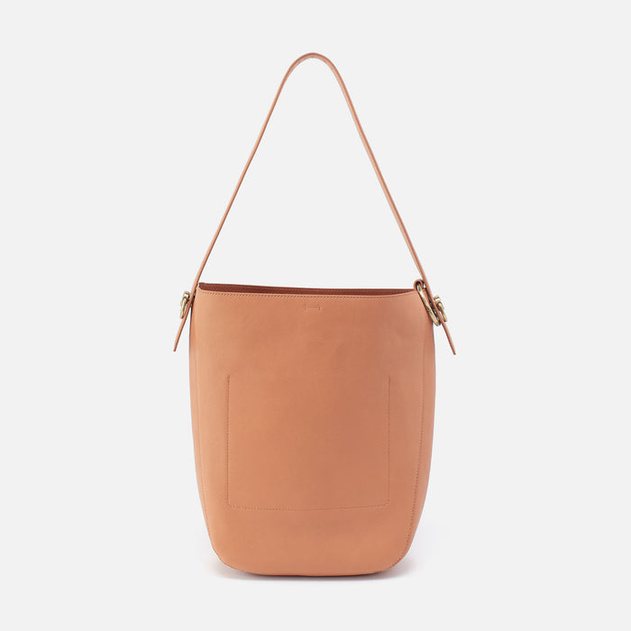 Catalina Hobo In Smooth Leather - Doe