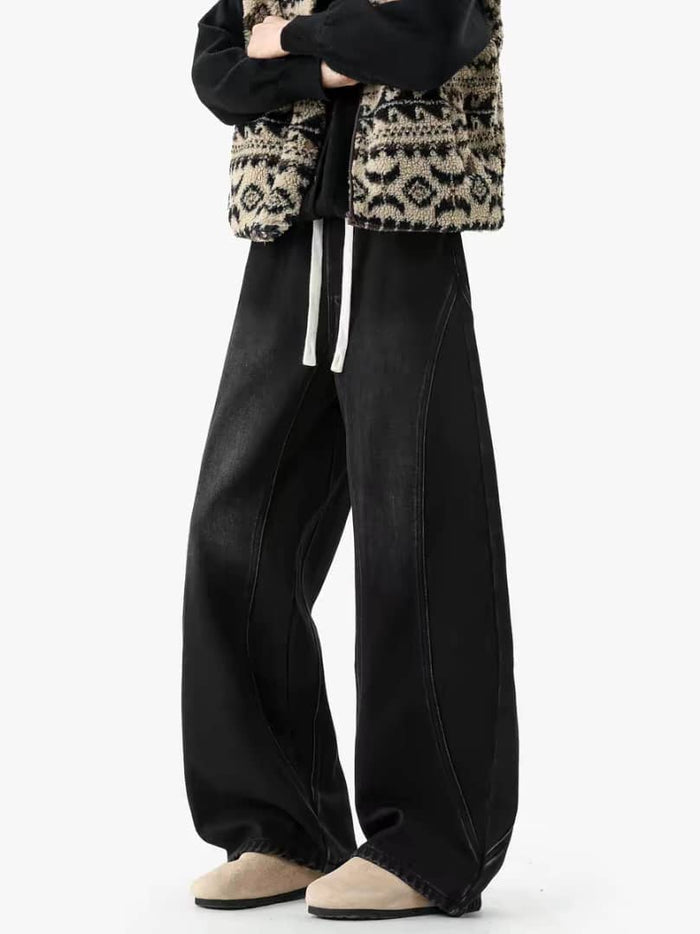 Certified Relax Barrel Fit Denim Joggers