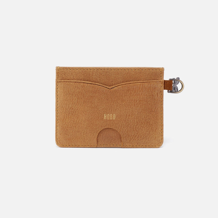 Charmed Card Case In Polished Leather - Truffle