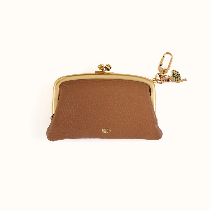 Cheer Frame Pouch In Pebbled Leather
