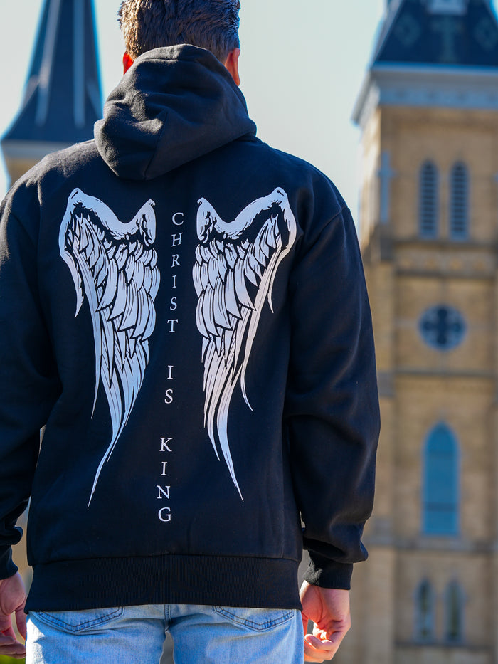 Christ Is King Wing Hoodie - HolStrength