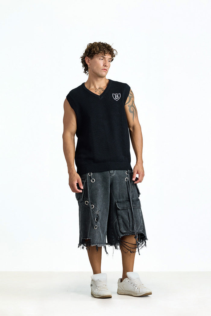 Classic Crest Knit Vest