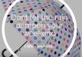 Clifton - see thru Umbrellas. Outdoor Rain